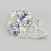 Loose 7.04 Carat F VVS2 IGI Certified Lab Grown Pear Diamonds