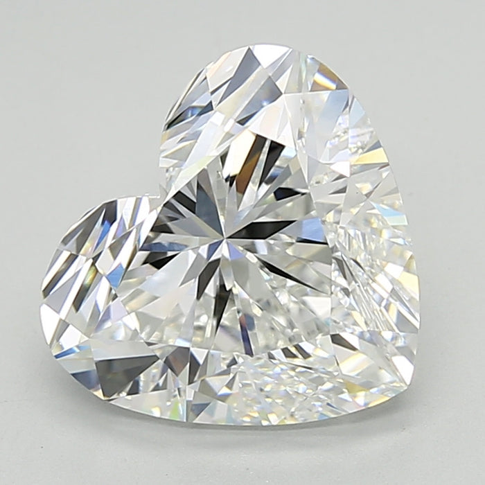 Loose 5.06 Carat E VVS2 IGI Certified Lab Grown Heart Diamonds