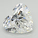 Loose 5.06 Carat E VVS2 IGI Certified Lab Grown Heart Diamonds