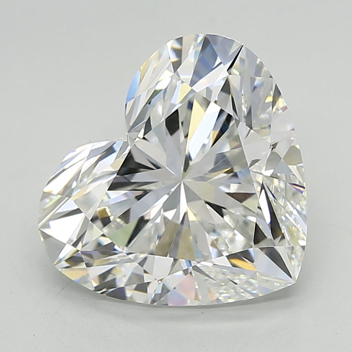 Loose 7.06 Carat E VVS2 IGI Certified Lab Grown Heart Diamonds