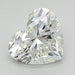 Loose 5.1 Carat E VVS2 IGI Certified Lab Grown Heart Diamonds
