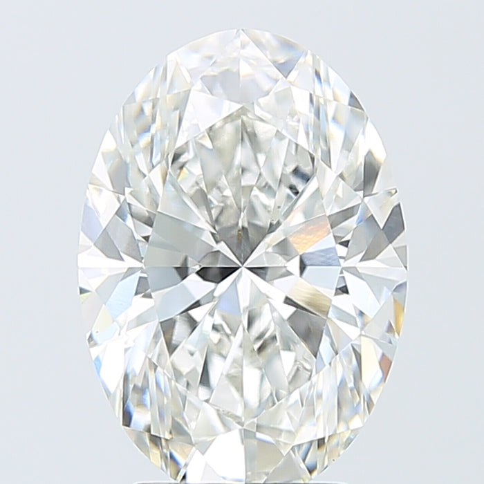 Loose 4.07 Carat F VVS2 IGI Certified Lab Grown Oval Diamonds