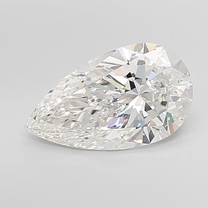 Loose 6.52 Carat E VVS2 IGI Certified Lab Grown Pear Diamonds