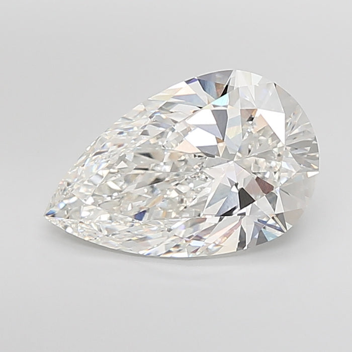 Loose 8.48 Carat F VVS2 IGI Certified Lab Grown Pear Diamonds