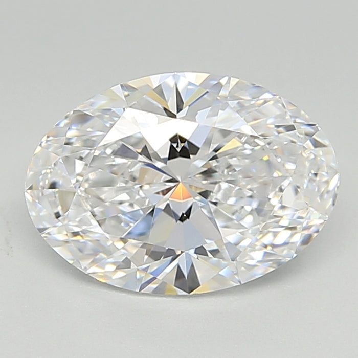 Loose 1.54 Carat D VVS2 IGI Certified Lab Grown Oval Diamonds