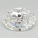 Loose 1.54 Carat D VVS2 IGI Certified Lab Grown Oval Diamonds