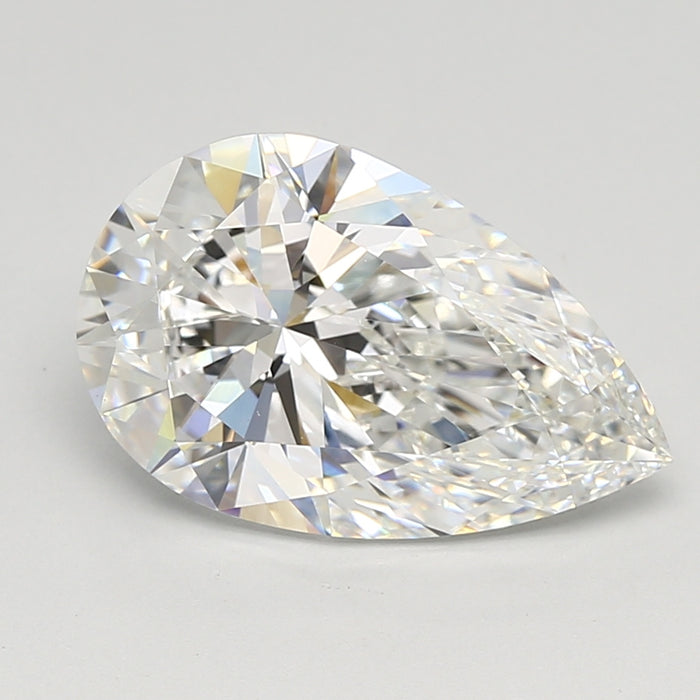 Loose 5.08 Carat F VVS2 IGI Certified Lab Grown Pear Diamonds