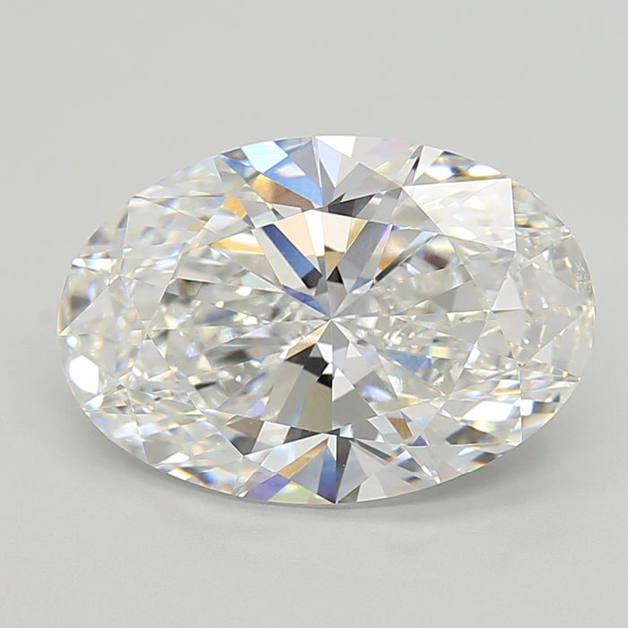 Loose 7.03 Carat F VVS2 IGI Certified Lab Grown Oval Diamonds
