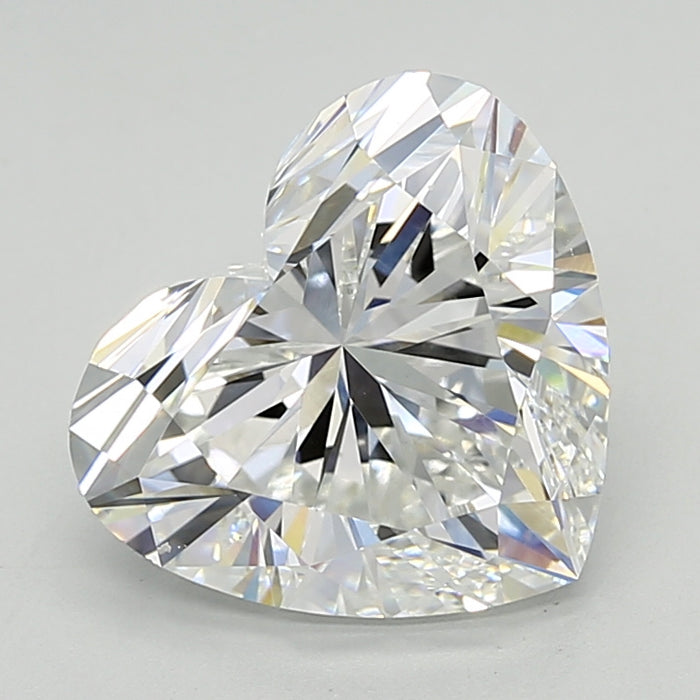 Loose 5.07 Carat E VVS2 IGI Certified Lab Grown Heart Diamonds