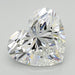 Loose 5.07 Carat E VVS2 IGI Certified Lab Grown Heart Diamonds