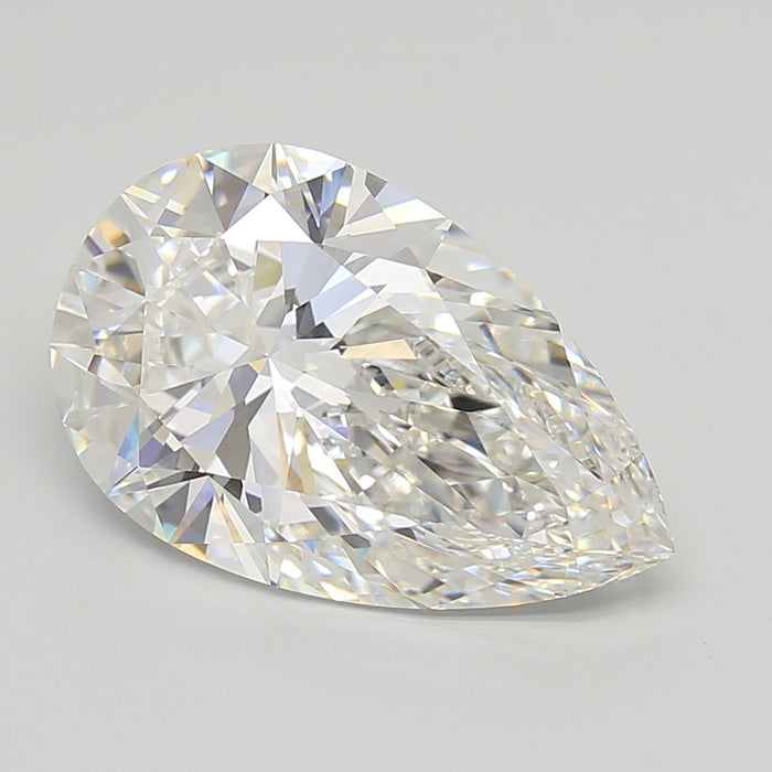 Loose 7.08 Carat F VVS2 IGI Certified Lab Grown Pear Diamonds