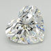Loose 5.07 Carat F VVS2 IGI Certified Lab Grown Heart Diamonds