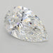 Loose 4.08 Carat E VVS2 IGI Certified Lab Grown Pear Diamonds