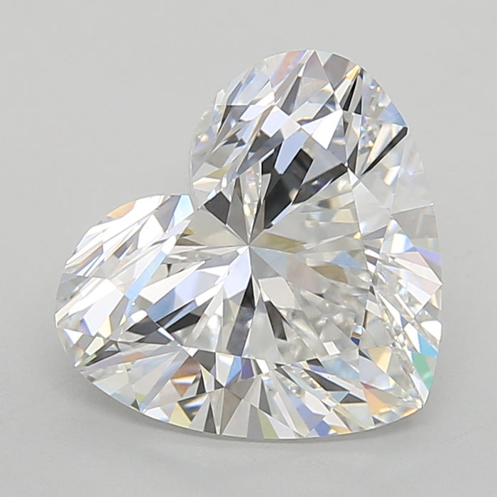 Loose 5.1 Carat E VVS2 IGI Certified Lab Grown Heart Diamonds