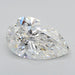 Loose 7.02 Carat E VVS2 IGI Certified Lab Grown Pear Diamonds