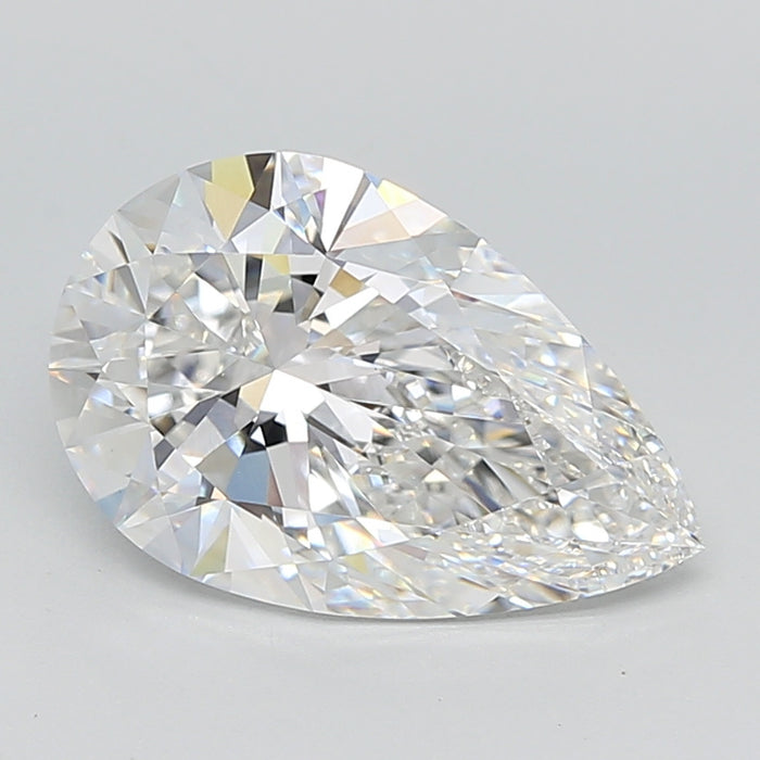 Loose 4.07 Carat E VVS2 IGI Certified Lab Grown Pear Diamonds