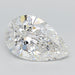Loose 4.07 Carat E VVS2 IGI Certified Lab Grown Pear Diamonds