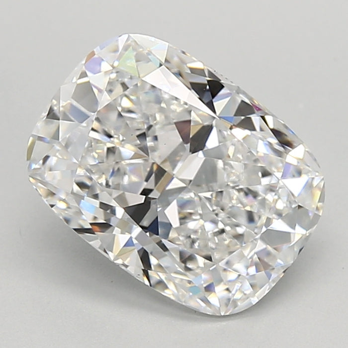 Loose 3.09 Carat D VVS2 IGI Certified Lab Grown Cushion Diamonds
