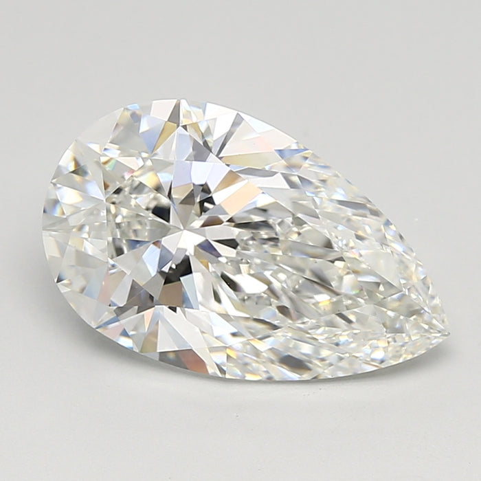 Loose 5.05 Carat F VVS2 IGI Certified Lab Grown Pear Diamonds