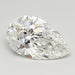 Loose 5.05 Carat F VVS2 IGI Certified Lab Grown Pear Diamonds