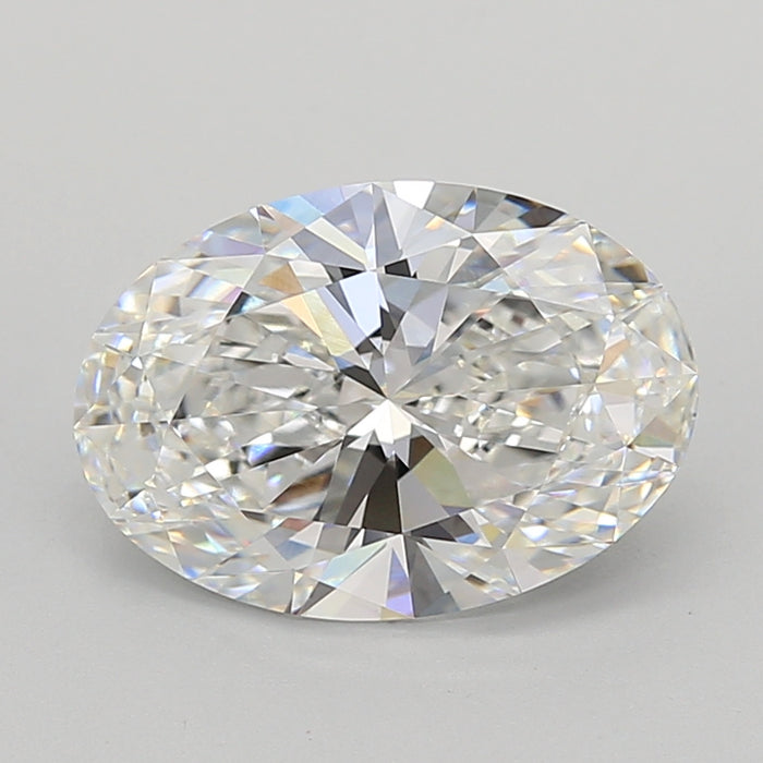 Loose 4.04 Carat F VVS2 IGI Certified Lab Grown Oval Diamonds