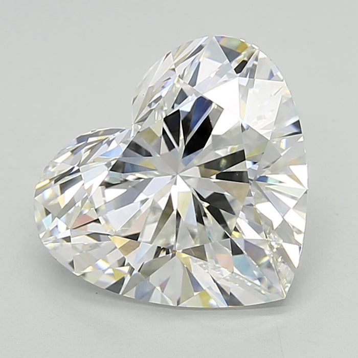 Loose 5.01 Carat E VVS2 IGI Certified Lab Grown Heart Diamonds