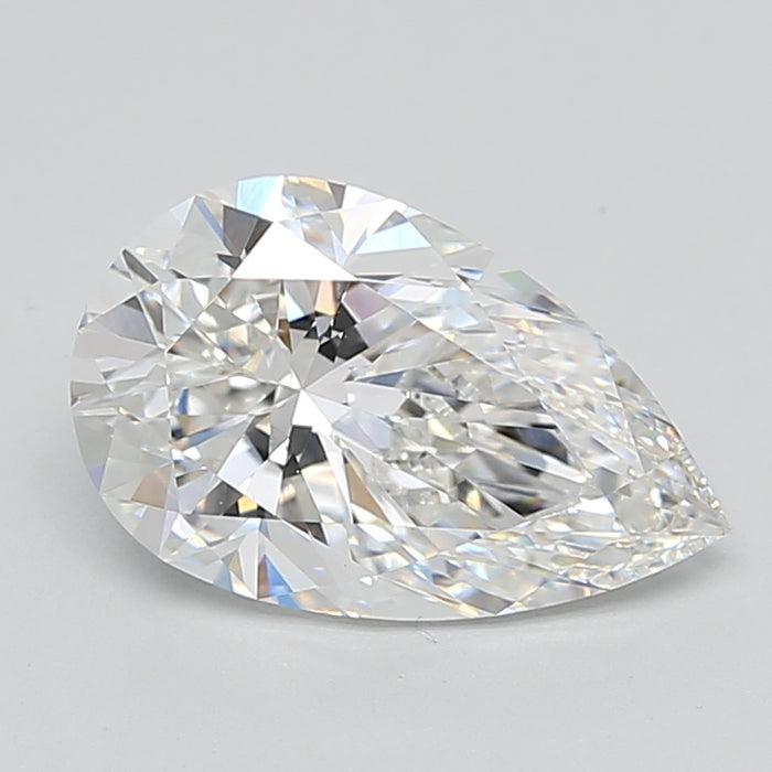 Loose 3.04 Carat E VVS2 IGI Certified Lab Grown Pear Diamonds