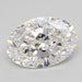 Loose 3.09 Carat F VVS2 IGI Certified Lab Grown Oval Diamonds