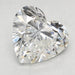 Loose 7.07 Carat F VVS2 IGI Certified Lab Grown Heart Diamonds