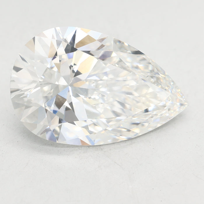 Loose 7.1 Carat E VVS2 IGI Certified Lab Grown Pear Diamonds