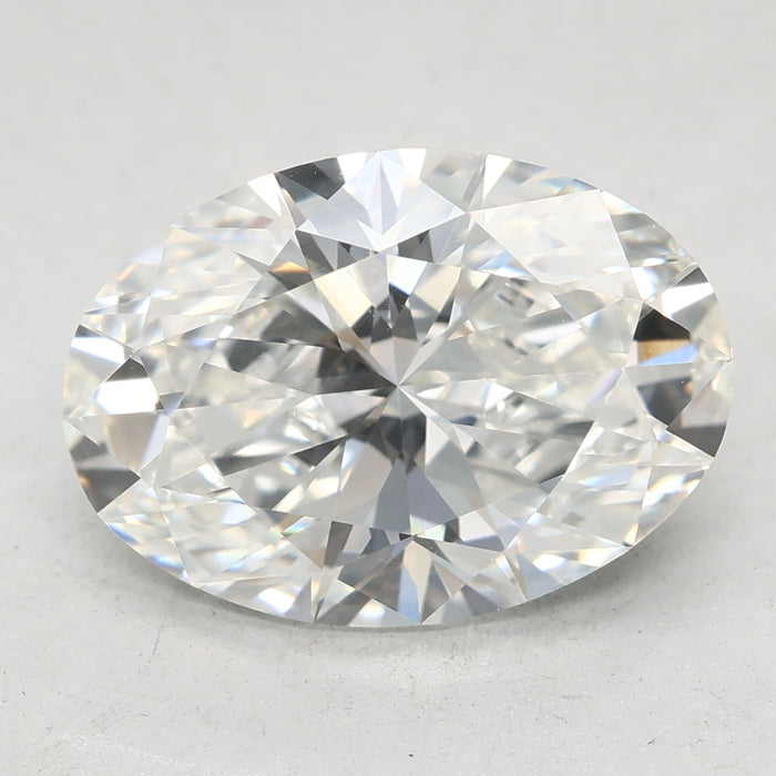 Loose 4.05 Carat F VVS2 IGI Certified Lab Grown Oval Diamonds