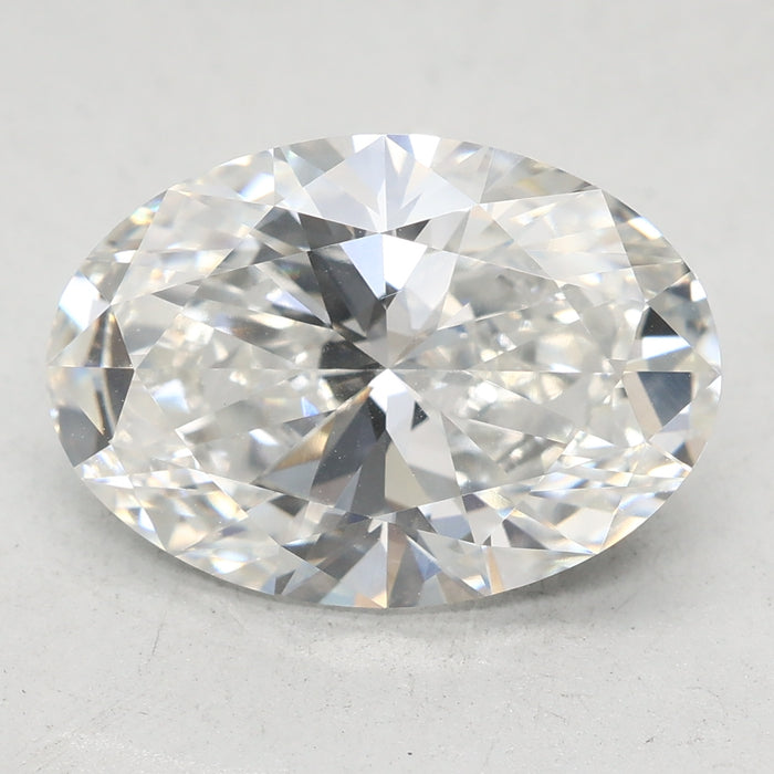 Loose 4.03 Carat F VVS2 IGI Certified Lab Grown Oval Diamonds