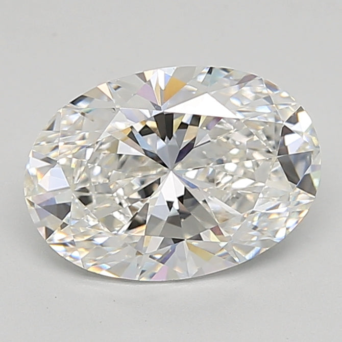 Loose 2.59 Carat F VVS1 IGI Certified Lab Grown Oval Diamonds