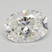 Loose 2.59 Carat F VVS1 IGI Certified Lab Grown Oval Diamonds