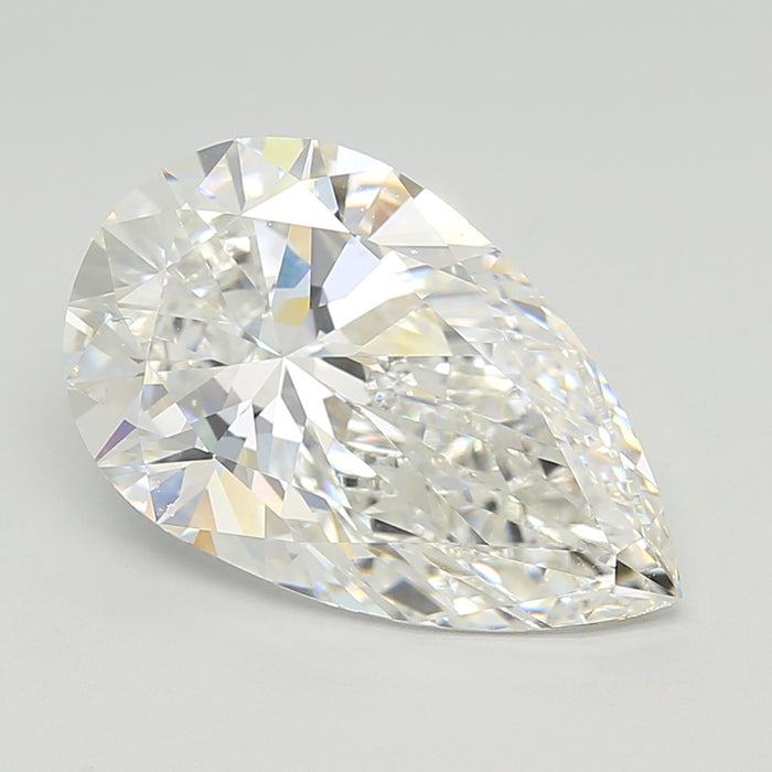 Loose 7.03 Carat F VVS2 IGI Certified Lab Grown Pear Diamonds