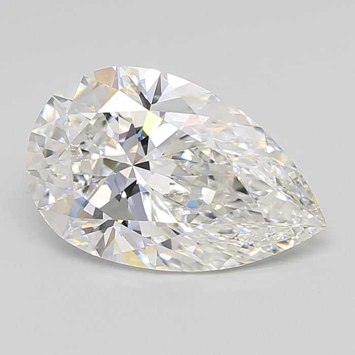 Loose 5.04 Carat E VVS2 IGI Certified Lab Grown Pear Diamonds