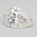 Loose 5.04 Carat E VVS2 IGI Certified Lab Grown Pear Diamonds