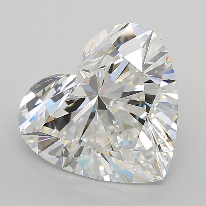 Loose 7.07 Carat E VVS2 IGI Certified Lab Grown Heart Diamonds