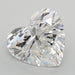 Loose 7.07 Carat E VVS2 IGI Certified Lab Grown Heart Diamonds