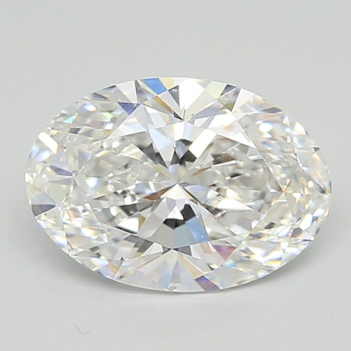 Loose 4.02 Carat E VVS2 IGI Certified Lab Grown Oval Diamonds