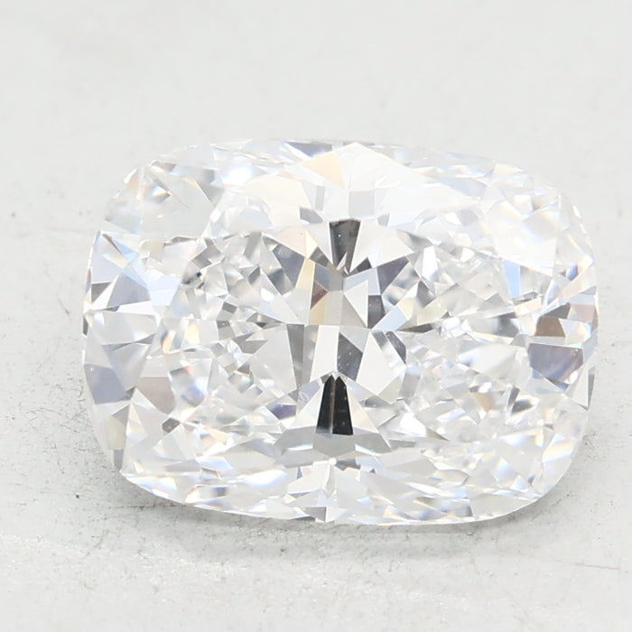 Loose 2.09 Carat D VVS1 IGI Certified Lab Grown Cushion Diamonds