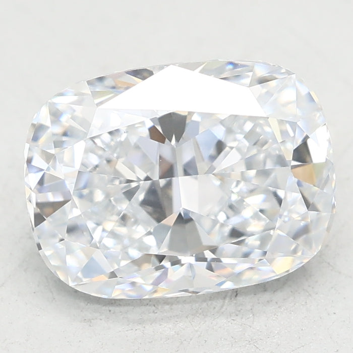 Loose 2.09 Carat D VVS2 IGI Certified Lab Grown Cushion Diamonds