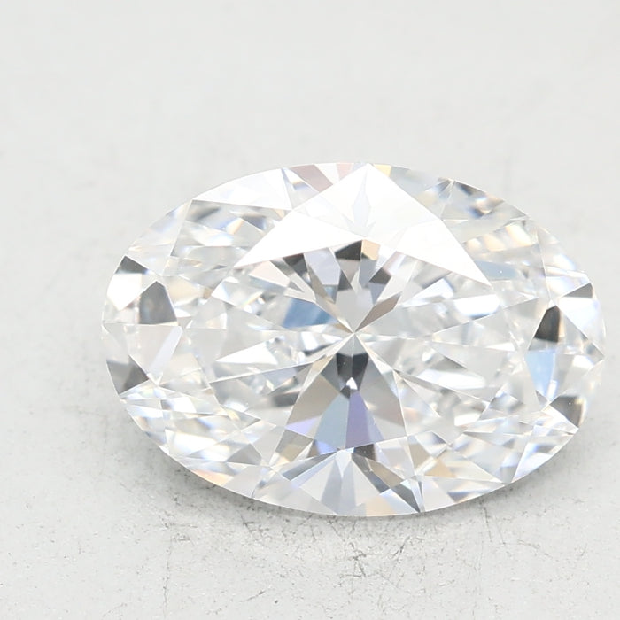Loose 1.55 Carat D VVS2 IGI Certified Lab Grown Oval Diamonds