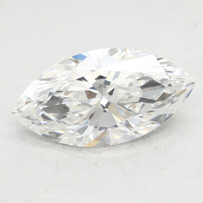 Loose 2.57 Carat E VVS2 IGI Certified Lab Grown Marquise Diamonds