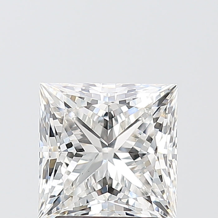 Loose 2.09 Carat F VVS2 IGI Certified Lab Grown Princess Diamonds