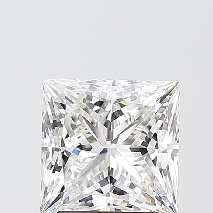 Loose 2.09 Carat F VVS2 IGI Certified Lab Grown Princess Diamonds