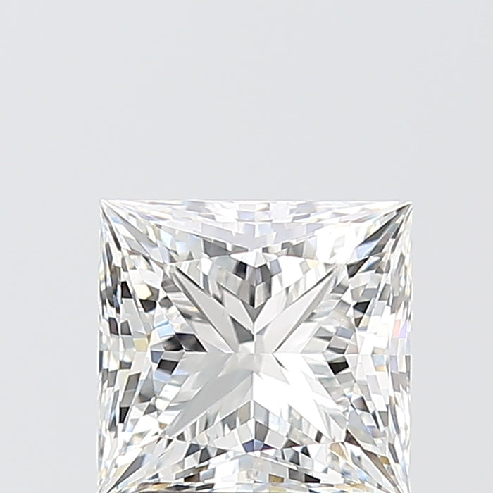 Loose 2.01 Carat F VVS2 IGI Certified Lab Grown Princess Diamonds