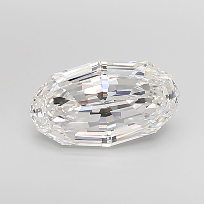 Loose 5.1 Carat E VVS2 IGI Certified Lab Grown Step Oval Diamonds