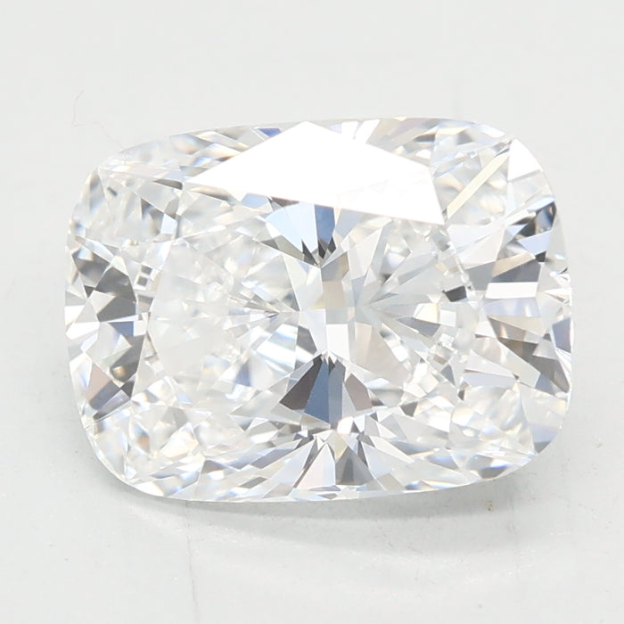 Loose 2.01 Carat D FL IGI Certified Lab Grown Cushion Diamonds