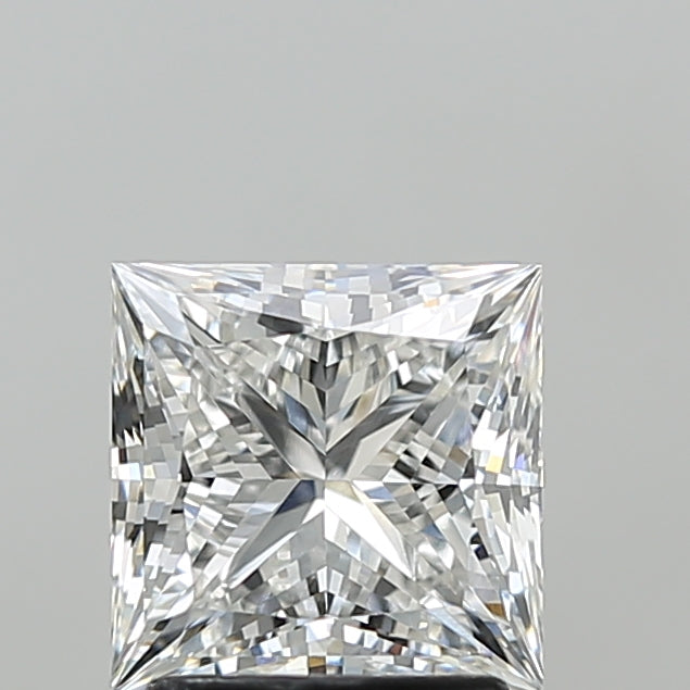 Loose 2.07 Carat F VVS2 IGI Certified Lab Grown Princess Diamonds